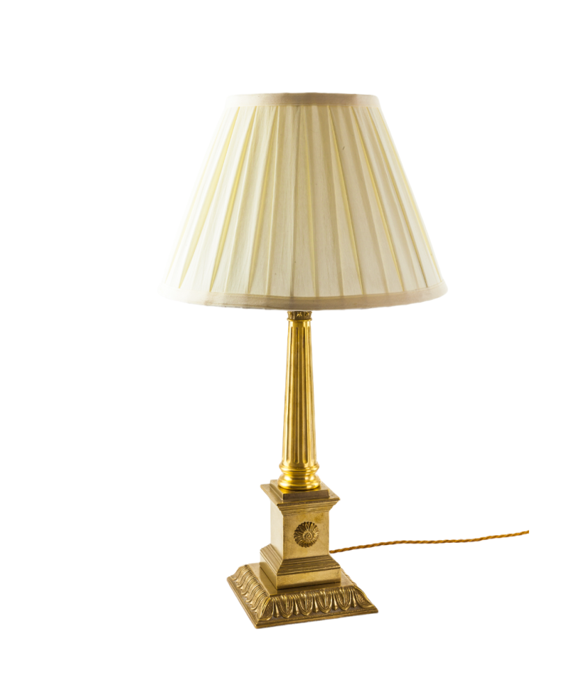 Classic Elegance Fabric Pleated Table Lamp